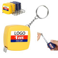 ABS Mini Tape Measure With Keychain MOQ 50PCS