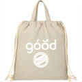 Recycled Cotton Drawstring Bag