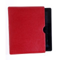 iPad slip case made from cotton and leather