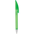 Plastic pen twist action frosted barrel large clip Nova
