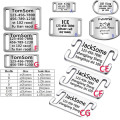 Stainless Steel Pet ID Card