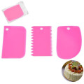 Cream scraper for cake baking set