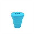 Travel silicone folding cup
