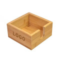 Wood napkin carton