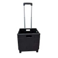 Folding Rollable Collapsible Cart with Telescoping Handle