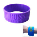 1 Inch Width Silicone Wristband