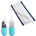 Collapsible Foldable Silicone Straw