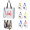 Clear Reflective Tote Bag