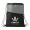 Cross Weave Zippered Drawstring Bag