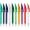 Plastic pen twist action frosted barrel large clip Nova