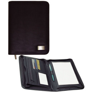 Soft-touch A5 Zippered Compendium