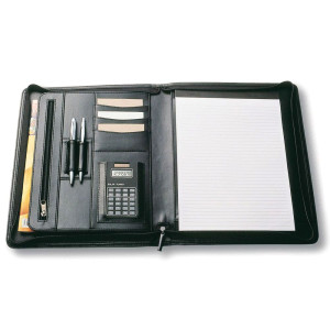 A4 Zippered Compendium with Pocket