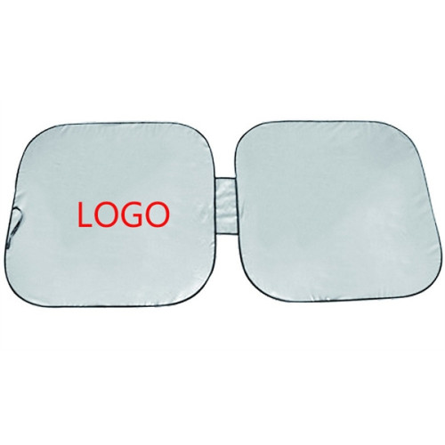Sliver Coated Polyester Car Front Sun Shade