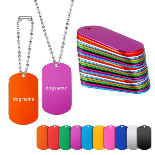 Dog Tag with Necklace MQO 200pcs