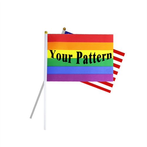 Small Advertising Flag MOQ 100PCS