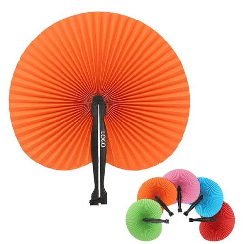 Round Kids Folding Fan MOQ 200PCS