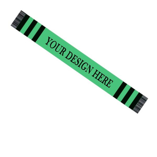 Knitted Acrylic Scarf With Fringe MOQ 100