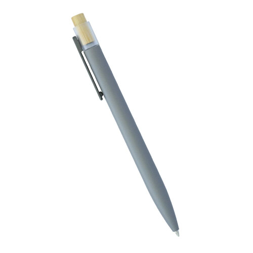 Recycled Aluminium Pen w/ Bamboo Clicker