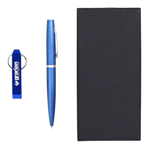 Chicago Pen & Bottle Opener Keyring Gift Set
