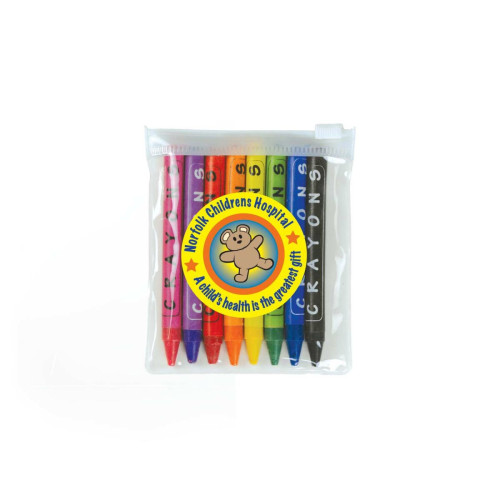 Louvre Crayons in PVC Zipper Pouch