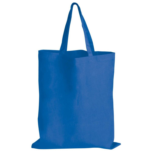 Coloured Cotton Short Handle Tote Bag