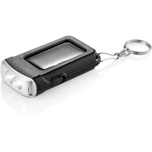 Solar power torch keyring