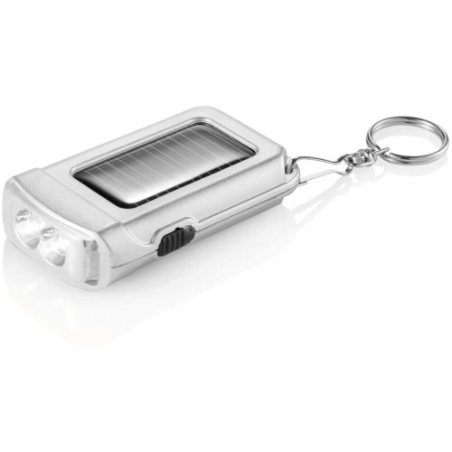 Solar power torch keyring