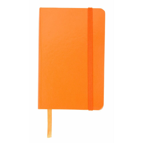 Notebook A6 with 192 cream lined pages and expandable pocket with elastic enclosure BEST VALUE NOTEBOOK