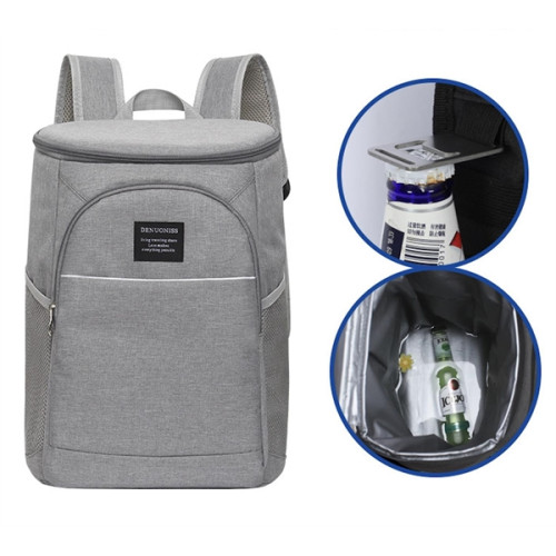 Shoulder red wine waterproof picnic ice backpack