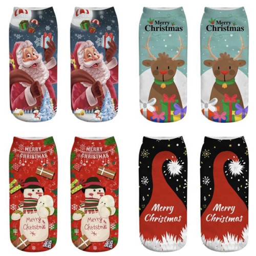 Custom Printed Holiday Socks