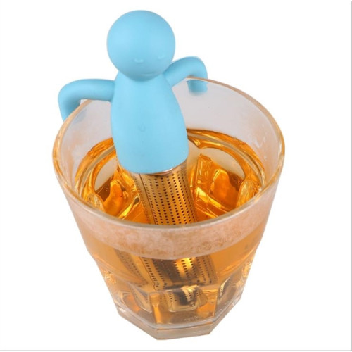 Creative silicone tea strainer