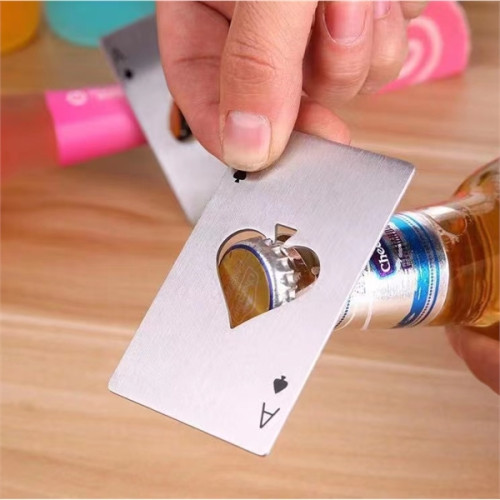 The ace of spades bottle opener