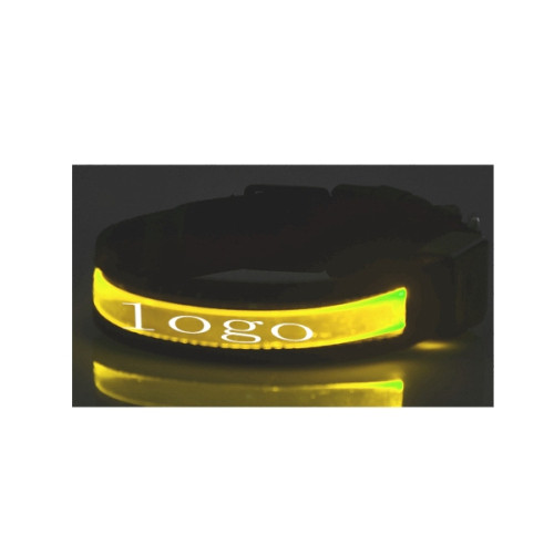 LED Pet Collar with words