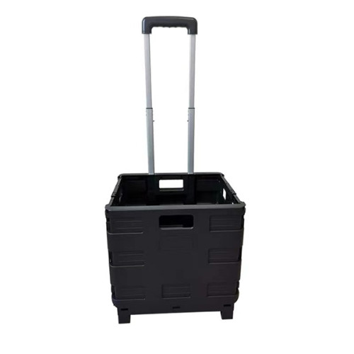 Folding Rollable Collapsible Cart with Telescoping Handle