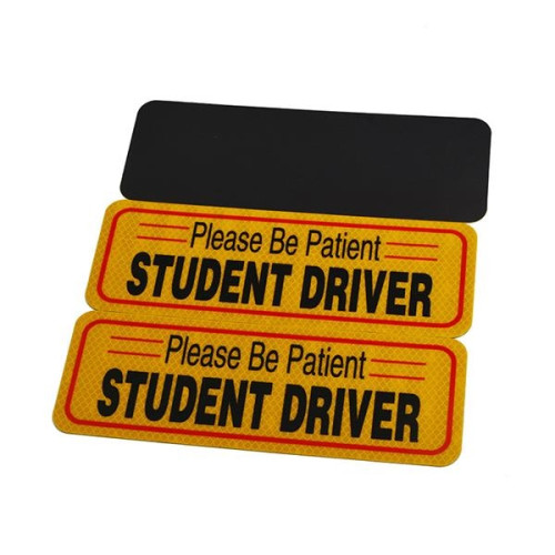 Driver reflective sticker