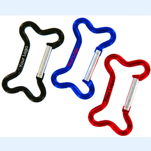 Aluminum Dog Bone Shape Carabiner Keychain