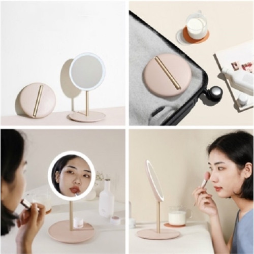 Travel Folding portable boarding LED light mirror