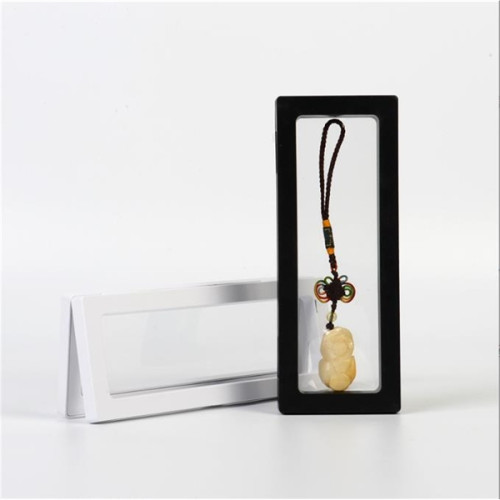 3D Transparent Suspended Jewelry Display Gift Box